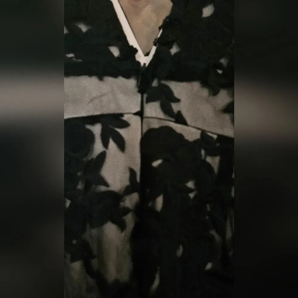 LULUS Black Swan Alanis Black and Nude Lace Sleeveless Bodycon Dress Small NWT - Picture 8 of 9